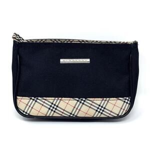 Burberry Black and Beige Plaid Women's Bag